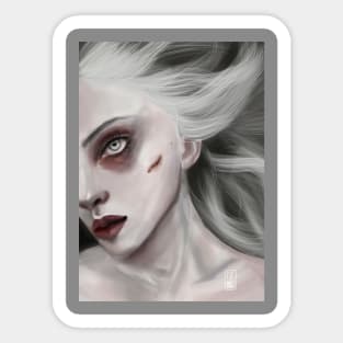 blond slavic mythology demon Midday Sticker